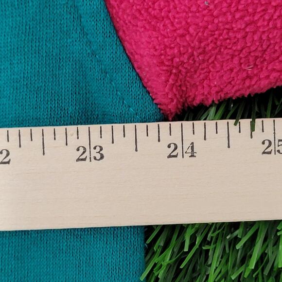 Vintage 90s MOD Fleece Sweatshirt Womens Large 23x22 Baggy Boxy - Picture 10 of 14